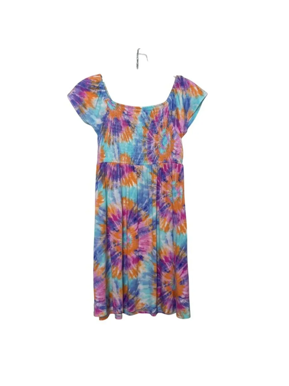 The‎ Childrens Place Tie-Dye Smocked Dress Girls Size Large Multicolor New